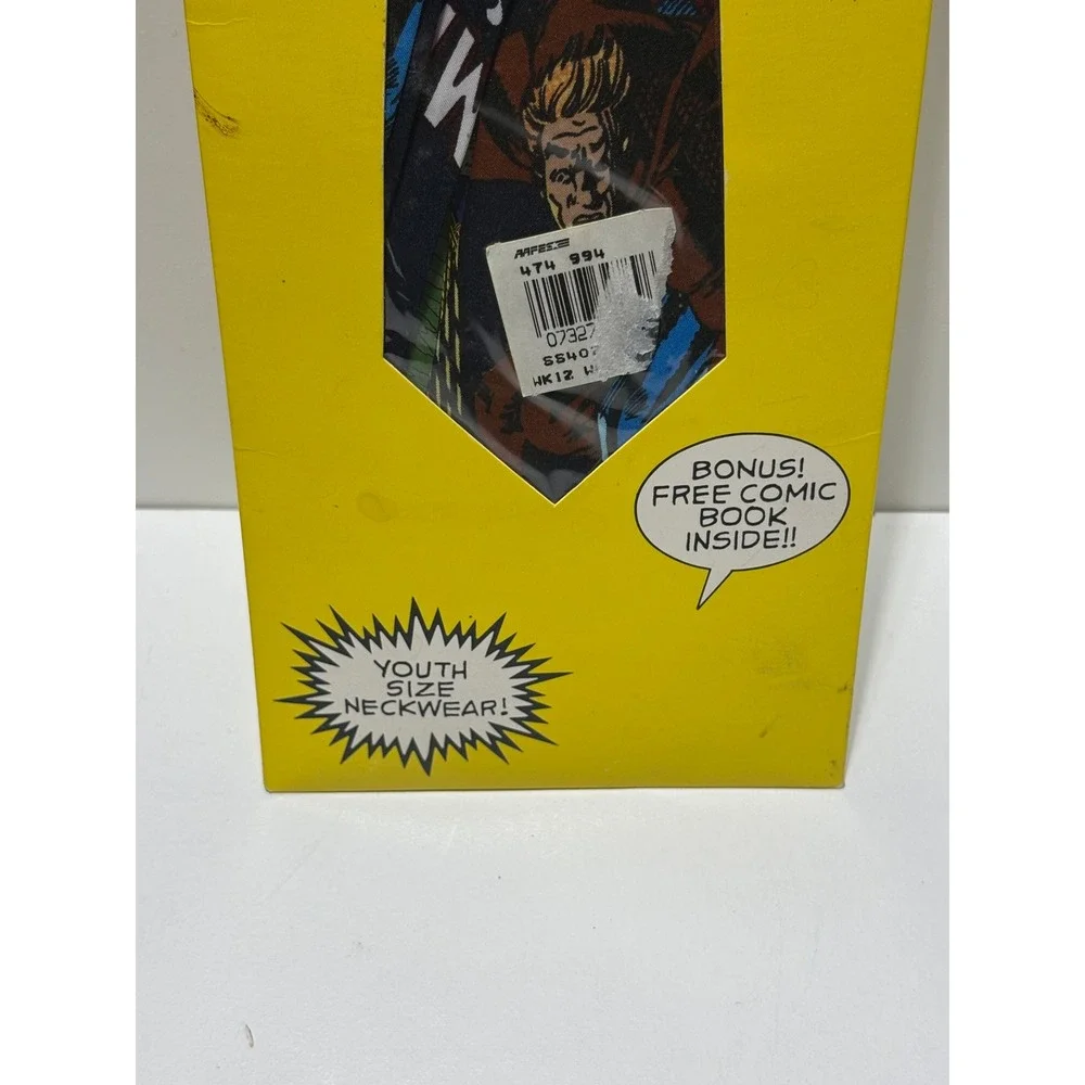Vintage Marvel Comics Esquire Neckwear Youth Tie Spider-Man Multicolor